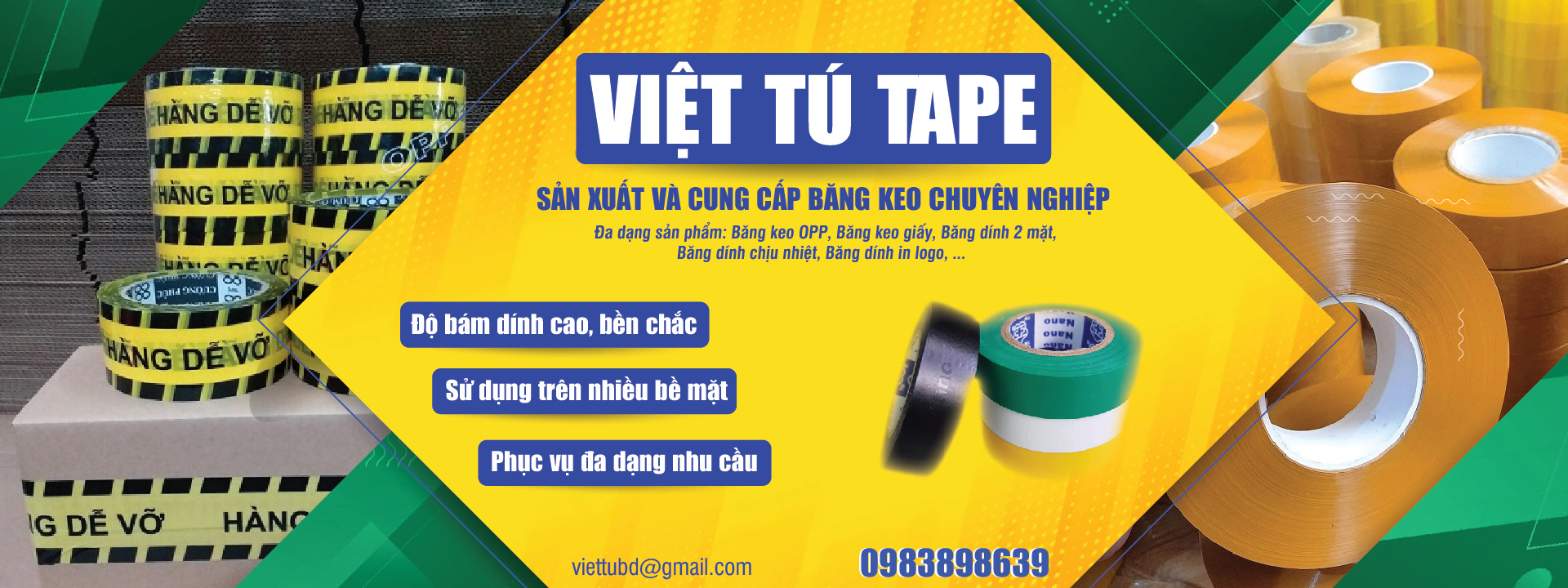 CÔNG TY TNHH SẢN XUẤT VÀ DỊCH VỤ THƯƠNG MẠI TAPE VIỆT TÚ